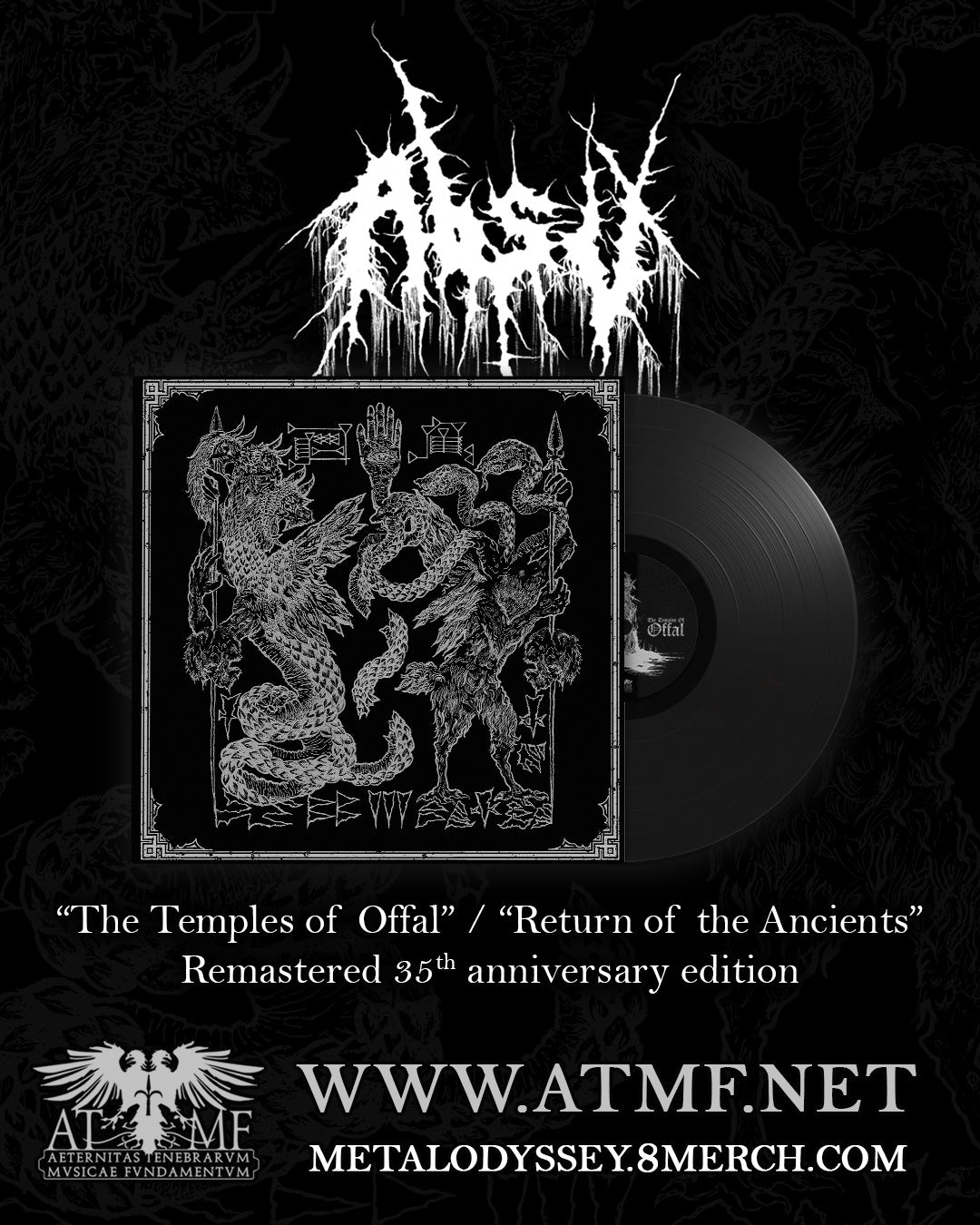 ABSU - The Temples of Offal / Return of the Ancients - Remastered 35th ...