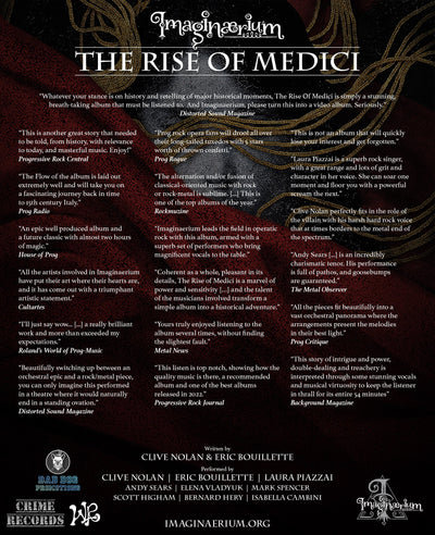 Imaginaerium - The Rise of Medici EARBOOK