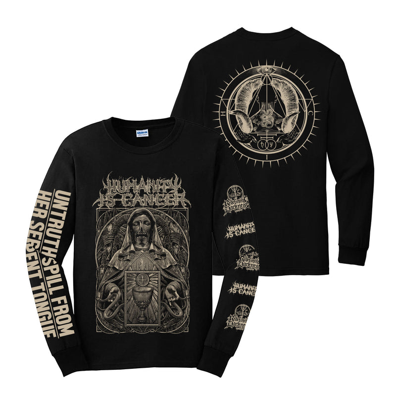 Humanity is Cancer –  Horned Mother / Harlot Long Sleeve T-Shirt