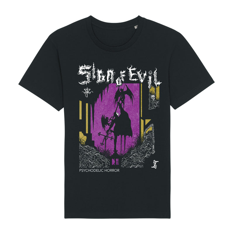 Sign Of Evil - Psycodelic Horror T-Shirt