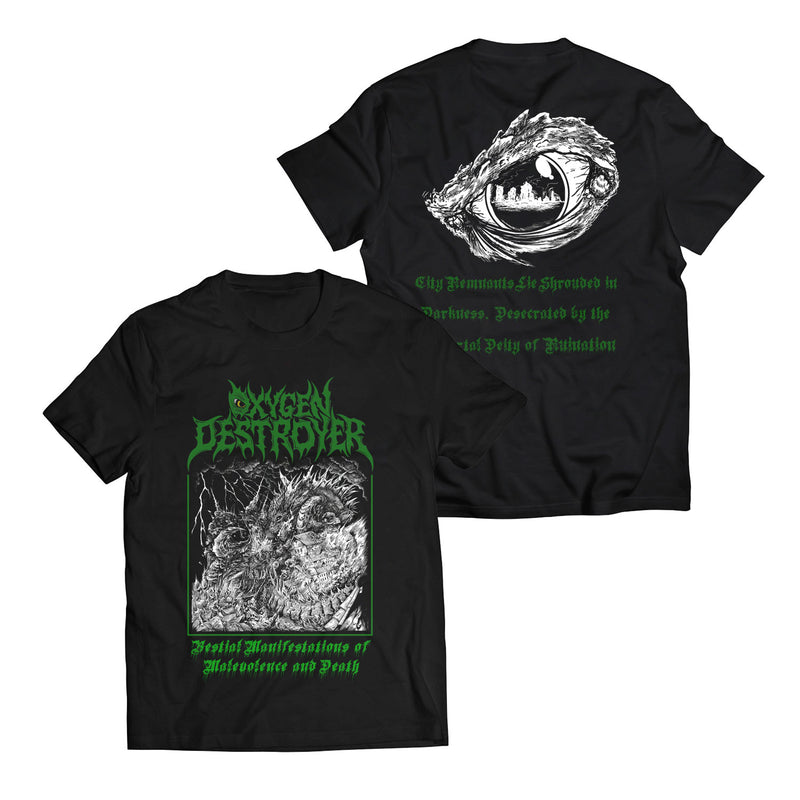 Oxygen Destroyer - Bestial Manifestations of Malevolence and Death T-Shirt